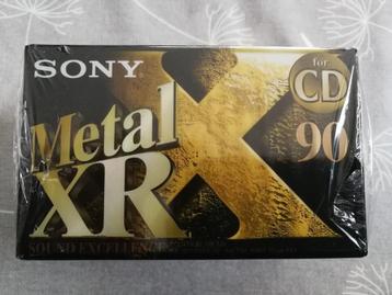 5 X Sony Metal XR 90 type IV uit 1999 in verpakking beschikbaar voor biedingen