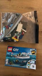 Lego 60221 jacht compleet, Ophalen of Verzenden, Zo goed als nieuw, Complete set, Lego