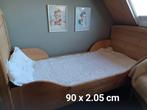 Antiek geloogd grenen bed, Antiek en Kunst, Antiek | Meubels | Bedden, Ophalen