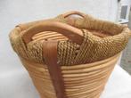 Smaakvolle GROTE zeegras /bamboe houten mand Japandi, Huis en Inrichting, Woonaccessoires | Schalen en Manden, Overige materialen