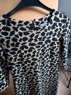 Winterjurk panterprint, Kleding | Dames, Jurken, Maat 38/40 (M), Angelle Milan, Beige, Ophalen of Verzenden