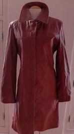 Elegante jas 100% leer in maat 42, Ophalen of Verzenden, Zo goed als nieuw, Maat 42/44 (L), Overige kleuren