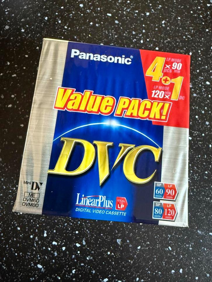 Panasonic Mini DV Cassettes (5x) - Nieuw in Verpakking, Audio, Tv en Foto, Filmrollen, Accessoire, Ophalen of Verzenden