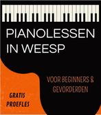 Pianolessen in Weesp, Ophalen of Verzenden