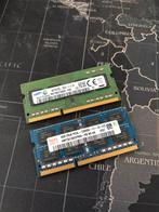 2x 4GB DDR3 Laptop Geheugen, Computers en Software, RAM geheugen, Gebruikt, DDR3, Ophalen of Verzenden, Laptop