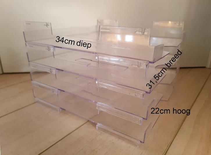 Scrapbook papier trays voor 30,5 x 30,5cm papier, Hobby en Vrije tijd, Scrapbooking, Zo goed als nieuw, Papier of Karton, Overige merken
