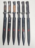 Verzameling K98 bayonetten tekoop! Lees beschrijving aub :), Ophalen of Verzenden, Landmacht, Duitsland, Mes of Dolk