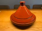 Grote tajine, geglazuurd aardewerk, buitenmaat 36 cm, Huis en Inrichting, Keuken | Potten en Pannen, Ophalen, Zo goed als nieuw