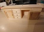 Blank houten aanrecht blok voor poppenhuis schaal1:12, Ophalen of Verzenden, Nieuw, Decoratie
