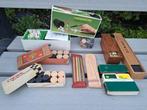 Vintage Spelletjes Collectie Dammen Domino bp kaarten, Gebruikt, Diverse, Ophalen of Verzenden, Reisspel
