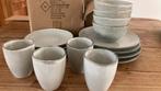 SERVIESSET 16-DELIG GRIJS, Huis en Inrichting, Keuken | Servies, Ophalen, Nieuw, Overige stijlen, Aardewerk