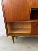 Vintage Deens design barkast, wandmeubel midcentury, Ophalen, Gebruikt, -, -