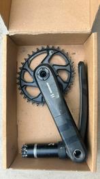Sram crankset x1 carbon, 175 mm met 34t ovaal, Ophalen of Verzenden, Zo goed als nieuw, Mountainbike, Crankstel of Pedalen