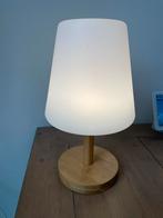 Obelink Tafellamp - 3 standen, Huis en Inrichting, Lampen | Tafellampen, Ophalen of Verzenden, Gebruikt, Hout, Minder dan 50 cm