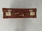Leren koffer vintage, Ophalen of Verzenden