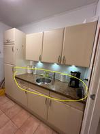 Granieten Werkblad met spoelbak gratis, Huis en Inrichting, Keuken | Keukenelementen, Ophalen, Gebruikt, 100 tot 150 cm, Minder dan 100 cm