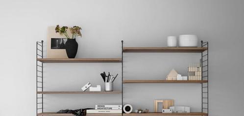 String furniture, walnoot plank, nieuw in doos, 58 x 30 cm, Huis en Inrichting, Kasten | Wandmeubels, Ophalen of Verzenden