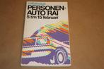 Catalogus Personenauto RAI - 1981, Boeken, Auto's | Boeken, Ophalen of Verzenden, Zo goed als nieuw, Algemeen