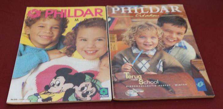 phildar 2 breiboeken voor kinderen, Hobby en Vrije tijd, Breien en Haken, Zo goed als nieuw, Breien, Patroon of Boek, Ophalen of Verzenden