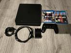 Playstation 4 slim | 500GB | 2 spellen | 2 controllers, Ophalen of Verzenden, Zo goed als nieuw, Met 2 controllers, Slim