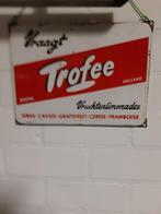 Emaille reclamebord  ' trofee '  (  drie hoefijzers breda ), Ophalen of Verzenden, Zo goed als nieuw, Reclamebord