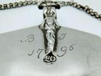 Zilveren tasbeugel, L. Oling, Leeuwarden, 1796, Antiek en Kunst, Verzenden, Zilver