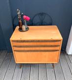 Mooi vintage dressoir licht hout jaren ‘60, Huis en Inrichting, Kasten | Wandmeubels, Ophalen, Gebruikt, Minder dan 150 cm, Minder dan 100 cm