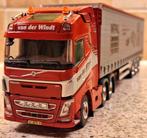 VOLVO FH04 trekker met schuifzeilenoplegger "van der Windt", Hobby en Vrije tijd, Modelauto's | 1:50, Ophalen of Verzenden, Nieuw