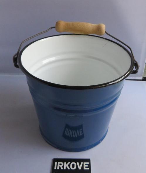 BLAUW EMAILLE EMMERTJE * Pools *, Antiek en Kunst, Antiek | Emaille, Verzenden
