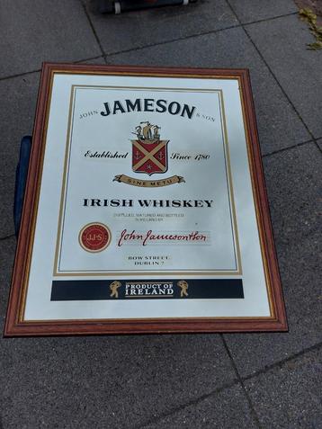 Jameson Irish Whiskey Spiegel - Vintage Bar Decoratie beschikbaar voor biedingen