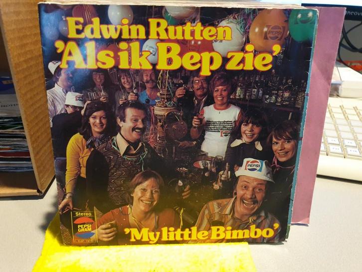 Edwin Rutten - Als ik Bep zie (f3), Cd's en Dvd's, Vinyl Singles, Ophalen of Verzenden