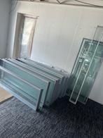 Verschillende glasplaten cassettes aluminium, Ophalen, Zo goed als nieuw, Glasplaat