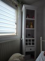 Witte Wijnkast / Boekenkast met lade, Huis en Inrichting, Ophalen, Minder dan 50 cm, Gebruikt, Met lade(s)