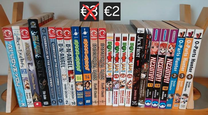 PRIJSVERLAGING! - MANGA OPRUIMING, Boeken, Strips | Comics, Zo goed als nieuw, Meerdere comics, Japan (Manga), Ophalen of Verzenden