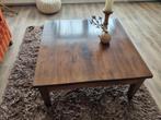 Eikenhouten Salontafel met Laatje, Huis en Inrichting, Tafels | Salontafels, Ophalen, Gebruikt, 100 tot 150 cm, Eikenhout