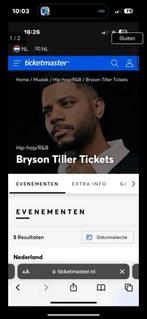 Bryson Tiller Golden Circle ticket te koop!!!, Tickets en Kaartjes, Concerten | Nederlandstalig, Mei, Eén persoon