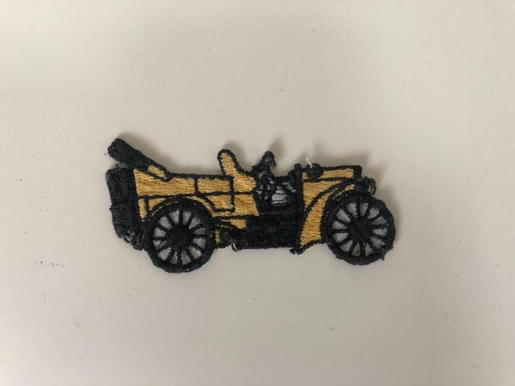 A903 Vintage applicatie stofapplicatie Auto Embleem, Hobby en Vrije tijd, Kledingapplicaties en Hotfix, Gebruikt, Overige applicaties