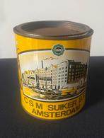 Rond blik van CSM Suiker B.V. Amsterdam. Drsn. 10 cm., Verzamelen, Ophalen of Verzenden, Gebruikt, Overige, Overige merken