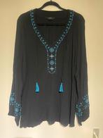 FSTVL ( ms mode ) gypsie blouse maat 46, Kleding | Dames, Grote Maten, Ophalen of Verzenden, Zo goed als nieuw, Zwart, Blouse of Tuniek