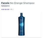 Fanola 2 liter flessen nieuwe no orange shampoo mask, Ophalen of Verzenden, Nieuw, Shampoo of Conditioner