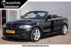 BMW 1 Serie Cabrio 118i Executive 1e eig. | Stoelverw. | Air, Zwart, 4 stoelen, Origineel Nederlands, 1200 kg