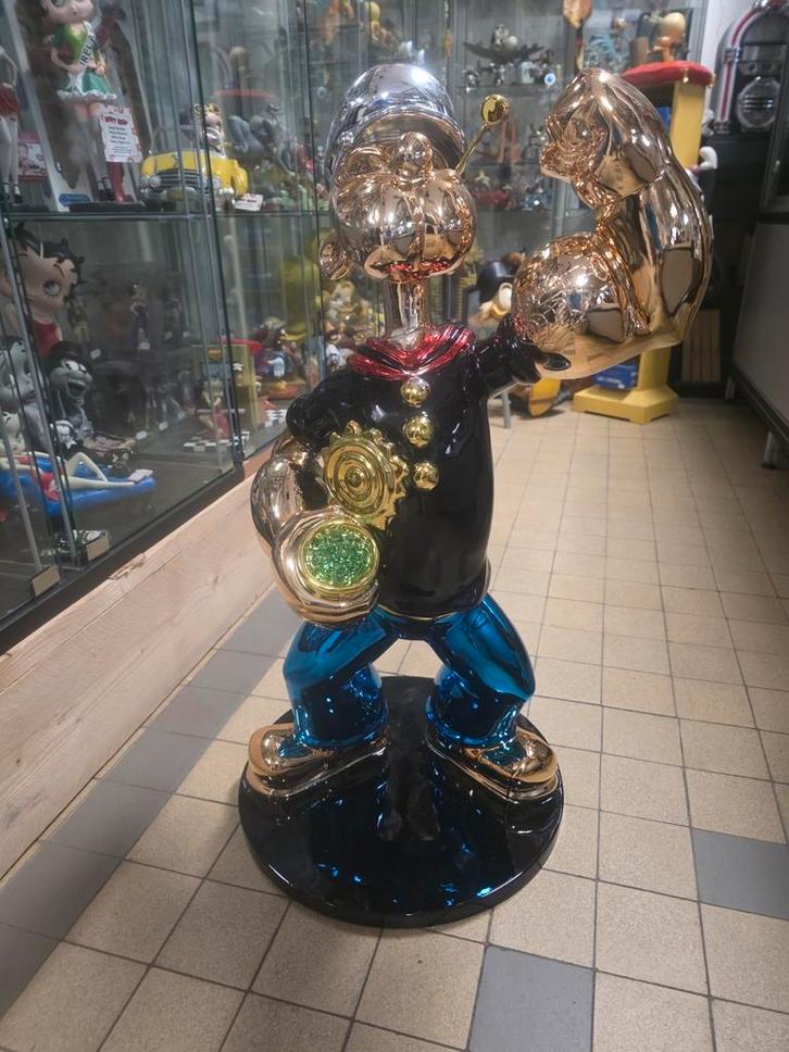 Popeye Beeld - Uniek Decoratief Stuk, Verzamelen, Beelden en Beeldjes, Zo goed als nieuw, Ophalen