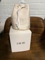 Dior toilettas, beige met wit NIEUW, Ophalen of Verzenden, Nieuw, Beige, Dame