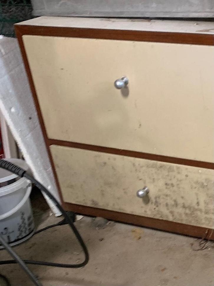 ladenkast, Huis en Inrichting, Kasten | Ladekasten, Gebruikt, Minder dan 100 cm, 100 tot 150 cm, 50 tot 75 cm, Teakhout, 3 of 4 laden