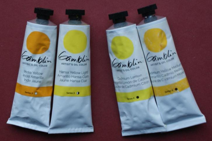 Gamblin Olieverf Professionele kwaliteit, serie 3 en 4, Hobby en Vrije tijd, Schilderen, Nieuw, Olieverf, Verzenden