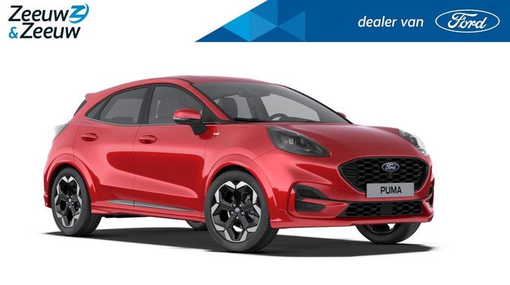 Ford Puma 1.0 EcoBoost Hybrid ST-Line X | 18" Lichtmetaal |, Auto's, Ford, Bedrijf, Te koop, Puma, ABS, Achteruitrijcamera, Airbags