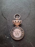Eremedaille  orde van Oranje -Nassau zilver, Verzamelen, Ophalen of Verzenden, Zo goed als nieuw, Speld(je) of Lepel(tje)