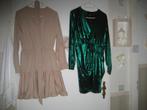 prachtige nieuwe jurken  al mijn kleding is strijk vrij, Ophalen of Verzenden, Nieuw, Maat 42/44 (L), Groen
