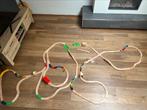 Houten treinset 123 onderdelen, Kinderen en Baby's, Speelgoed | Houten speelgoed, Ophalen, Gebruikt, Overige typen