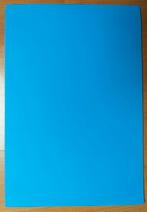 A4 vel knutsel foam blauw., Ophalen of Verzenden, Zo goed als nieuw, Materiaal